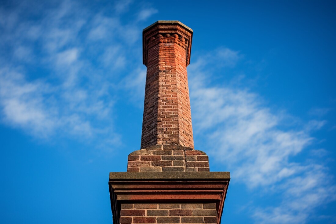 Chimenea de ladrillo